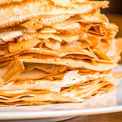 Dünne Pfannkuchen